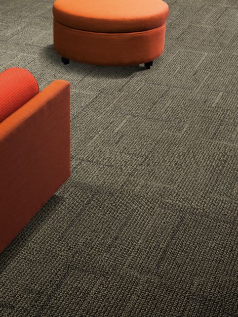 Furrows II: Commercial Carpet Tile by Interface